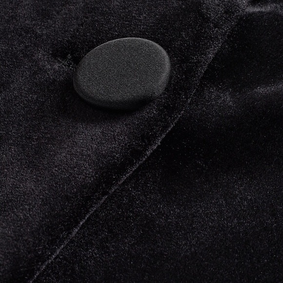 Brand new Express Velvet Strapless Button Front Split Hem Corset Tube Top - Picture 9 of 10